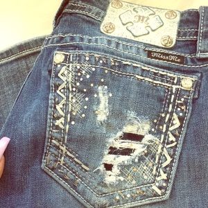 Miss me distress bling ✨✨